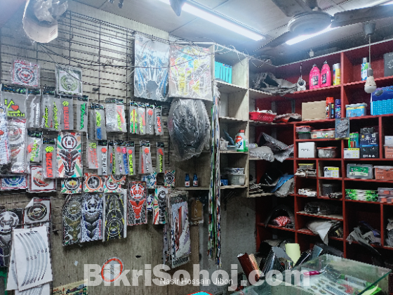 Motorcycle shop Decorations